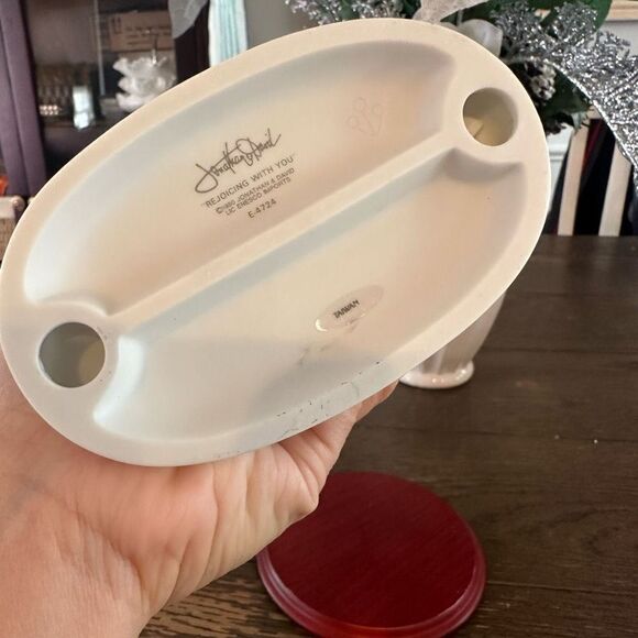 PRECIOUS MOMENTS Vintage 1980 Rejoicing With You Figurine Parents & Baby - Picture 6 of 8